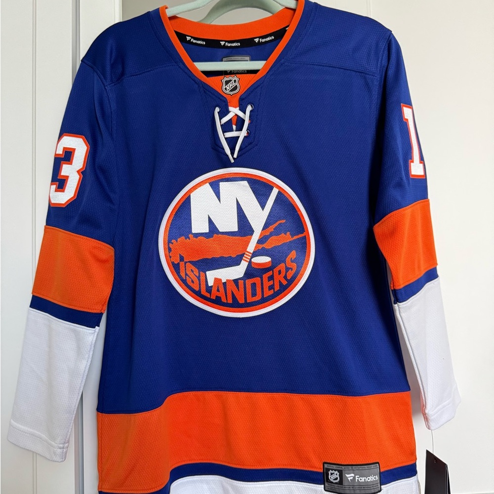 Fanatics Islanders Blue and Orange Hockey Jersey size S